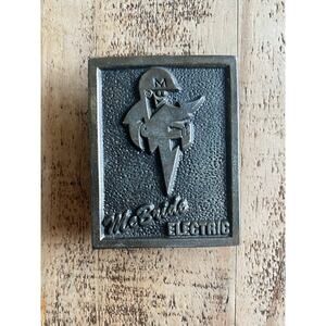 Vintage McBride Electric Belt Buckle